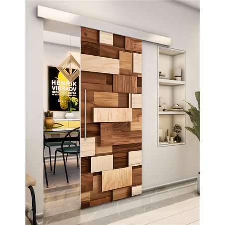 Holzschiebetür Eco-Line - Holzkunst Model 1071