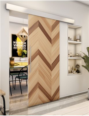 Holzschiebetür Eco-Line - Holzkunst Model 1074