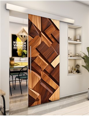 Holzschiebetür Eco-Line - Holzkunst Model 1075