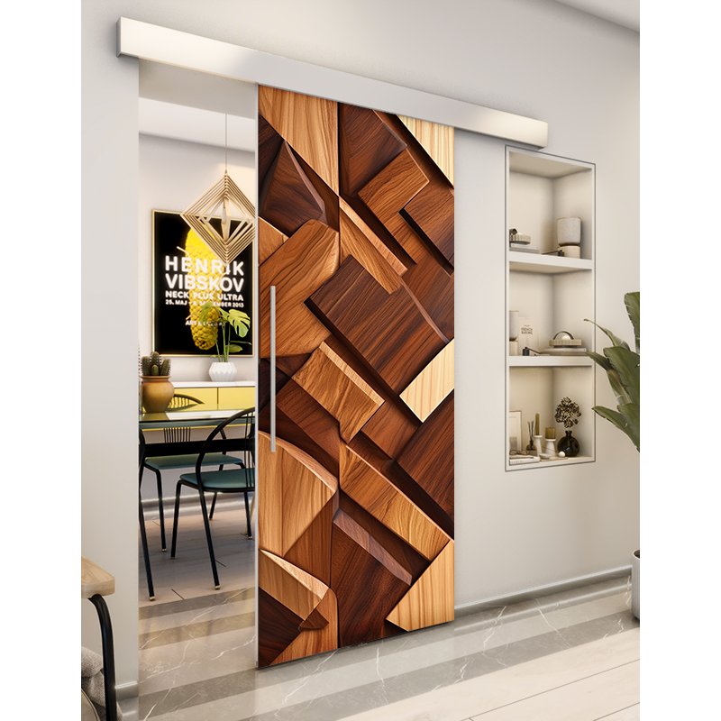Holzschiebetür Eco-Line - Holzkunst Model 1075 Holzschiebetür Eco-Line - Holzkunst Model 1075