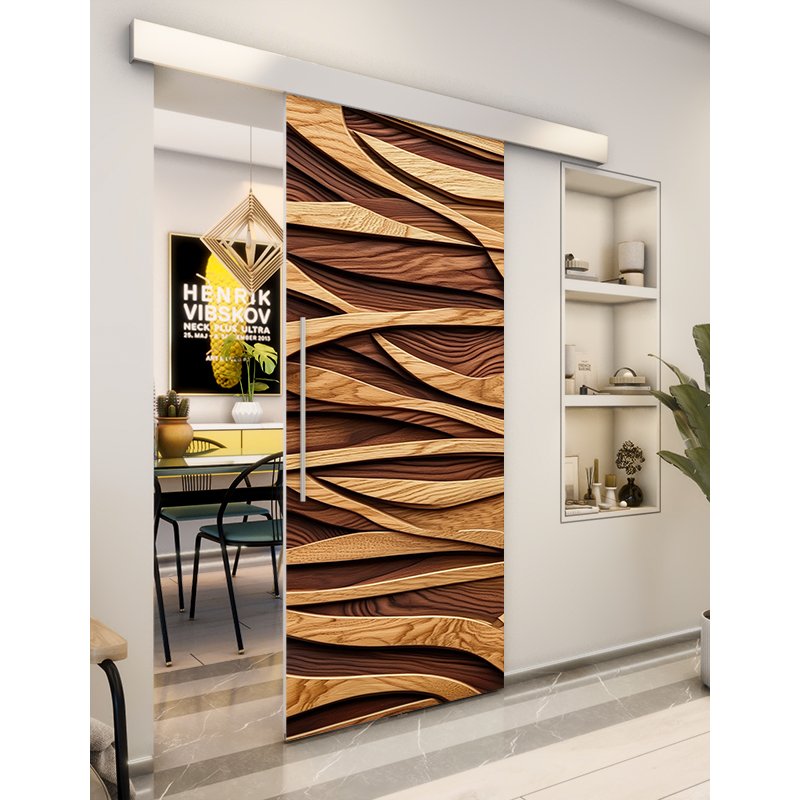 Holzschiebetür Eco-Line - Holzkunst Model 1082 Holzschiebetür Eco-Line - Holzkunst Model 1082