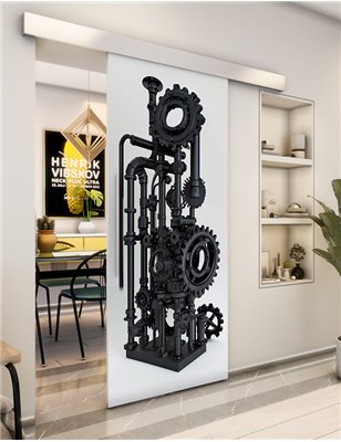 Holzschiebetür Eco-Line - Industrie Model 1032