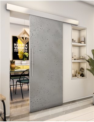 Holzschiebetür Eco-Line - Beton und Stein Model 1033