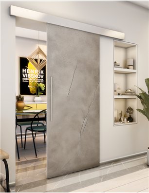 Holzschiebetür Eco-Line - Beton und Stein  Model 1053