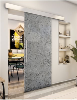 Holzschiebetür Eco-Line - Beton und Stein Model 1056