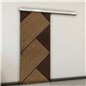 Holzschiebetür Slim-Line - Holz-Mix Model 1026 Holzschiebetür Slim-Line - Holz-Mix Model 1026