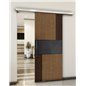 Holzschiebetür Slim-Line - Holz-Mix Model 1027 Holzschiebetür Slim-Line - Holz-Mix Model 1027