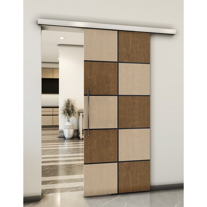 Holzschiebetür Slim-Line - Holz-Mix Model 1029 Holzschiebetür Slim-Line - Holz-Mix Model 1029
