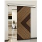 Holzschiebetür Slim-Line - Holz-Mix Model 1038 Holzschiebetür Slim-Line - Holz-Mix Model 1038