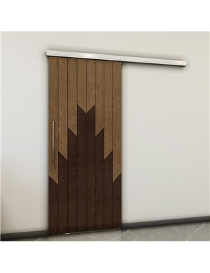 Holzschiebetür Slim-Line - Holz-Mix  Model 1039