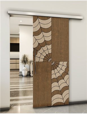 Holzschiebetür Slim-Line - Holz-Mix Model 1076