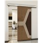 Holzschiebetür Slim-Line - Holz-Mix Model 1079 Holzschiebetür Slim-Line - Holz-Mix Model 1079