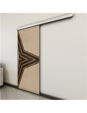 Holzschiebetür Slim-Line - Holz-Mix  Model 1083