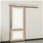 Holzschiebetür Slim-Line - Eiche und Weiss Model 1004 Holzschiebetür Slim-Line - Eiche und Weiss Model 1004