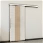 Holzschiebetür Slim-Line - Eiche und Weiss Model 1013 Holzschiebetür Slim-Line - Eiche und Weiss Model 1013