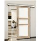 Holzschiebetür Slim-Line - Eiche und Weiss Model 1021 Holzschiebetür Slim-Line - Eiche und Weiss Model 1021