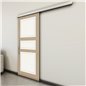 Holzschiebetür Slim-Line - Eiche und Weiss Model 1021 Holzschiebetür Slim-Line - Eiche und Weiss Model 1021
