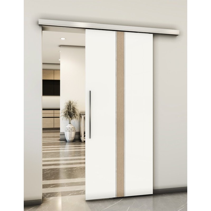 Holzschiebetür Slim-Line - Eiche und Weiss Model 1030 Holzschiebetür Slim-Line - Eiche und Weiss Model 1030