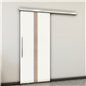 Holzschiebetür Slim-Line - Eiche und Weiss Model 1030 Holzschiebetür Slim-Line - Eiche und Weiss Model 1030