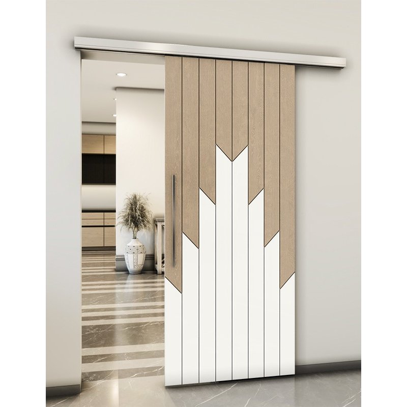 Holzschiebetür Slim-Line - Eiche und Weiss Model 1039 Holzschiebetür Slim-Line - Eiche und Weiss Model 1039