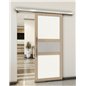 Holzschiebetür Slim-Line - Eiche und Weiss Model 1042 Holzschiebetür Slim-Line - Eiche und Weiss Model 1042