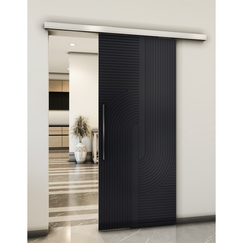 Holzschiebetür Slim-Line - Schwarz Model 1040 Holzschiebetür Slim-Line - Schwarz Model 1040