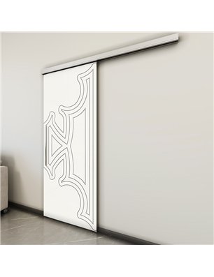 Holzschiebetür Slim-Line - Weiss  Model 1086