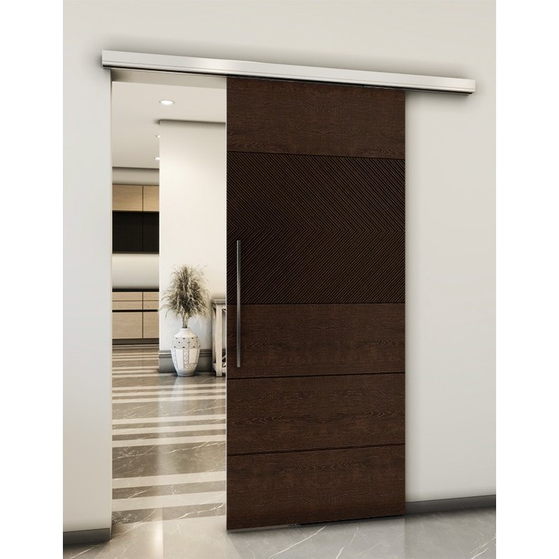 Holzschiebetür Slim-Line - Wenge Model 1020 Holzschiebetür Slim-Line - Wenge Model 1020