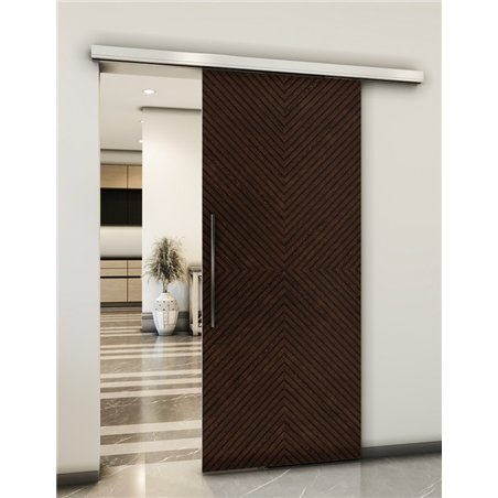 Holzschiebetür Slim-Line - Wenge Model 1047