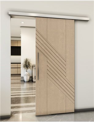 Holzschiebetür Slim-Line - Eiche  Model 1019