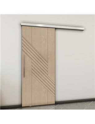 Holzschiebetür Slim-Line - Eiche  Model 1019