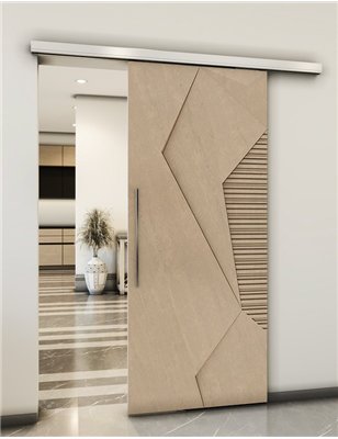 Holzschiebetür Slim-Line - Eiche Model 1033