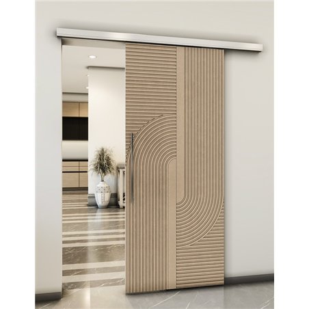 Holzschiebetür Slim-Line - Eiche Model 1040
