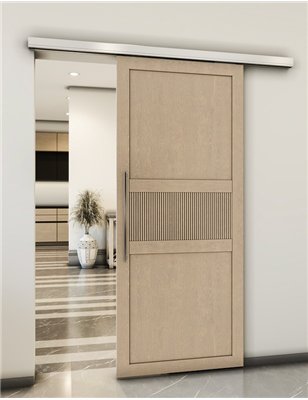 Holzschiebetür Slim-Line - Eiche Model 1042
