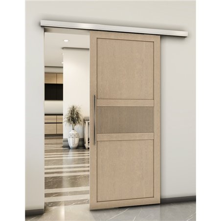 Holzschiebetür Slim-Line - Eiche Model 1042