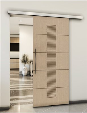 Holzschiebetür Slim-Line - Eiche  Model 1067