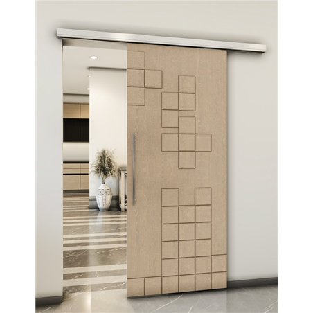 Holzschiebetür Slim-Line - Eiche Model 1081
