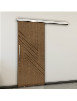 Holzschiebetür Slim-Line - Nussbaum  Model 1019