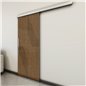 Holzschiebetür Slim-Line - Nussbaum Model 1060 Holzschiebetür Slim-Line - Nussbaum Model 1060