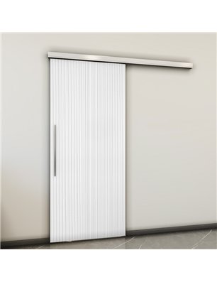 Holzschiebetür Slim-Line - Weiss 3D  Model 1005