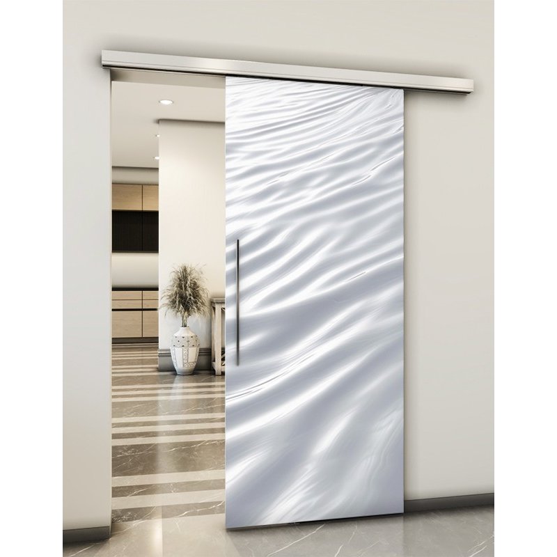 Holzschiebetür Slim-Line - Weiss 3D Model 1017 Holzschiebetür Slim-Line - Weiss 3D Model 1017