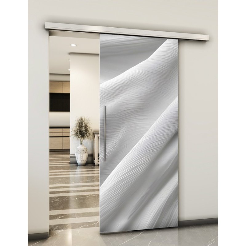 Holzschiebetür Slim-Line - Weiss 3D Model 1021 Holzschiebetür Slim-Line - Weiss 3D Model 1021