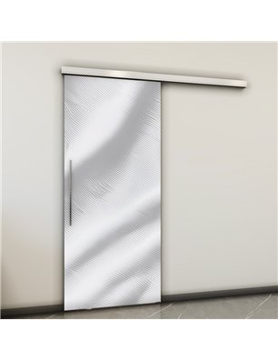 Holzschiebetür Slim-Line - Weiss 3D  Model 1025