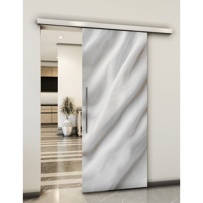 Holzschiebetür Slim-Line - Weiss 3D Model 1027 Holzschiebetür Slim-Line - Weiss 3D Model 1027