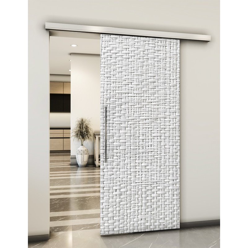 Holzschiebetür Slim-Line - Weiss 3D Model 1035 Holzschiebetür Slim-Line - Weiss 3D Model 1035