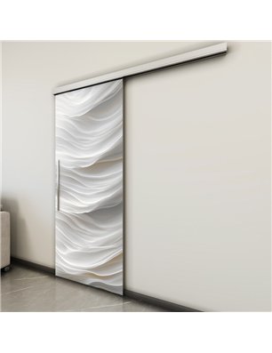 Holzschiebetür Slim-Line - Weiss 3D  Model 1036