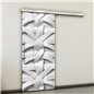 Holzschiebetür Slim-Line - Weiss 3D  Model 1038