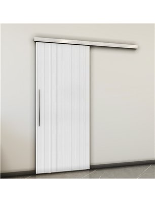 Holzschiebetür Slim-Line - Weiss 3D  Model 1041
