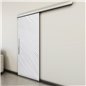 Holzschiebetür Slim-Line - Weiss 3D Model 1042 Holzschiebetür Slim-Line - Weiss 3D Model 1042