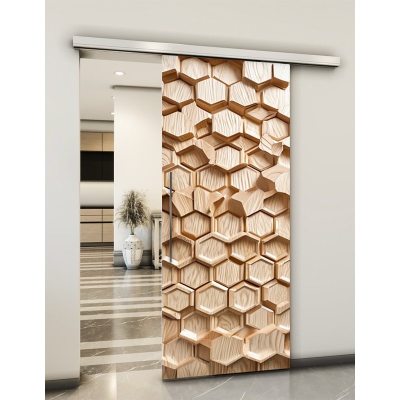 Holzschiebetür Slim-Line - Holzkunst Model 1006 Holzschiebetür Slim-Line - Holzkunst Model 1006
